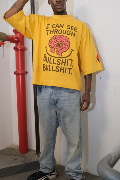 TM See Through The BullS**t Oversized Tee