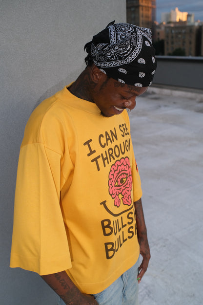TM See Through The BullS**t Oversized Tee